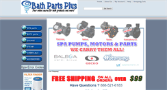 Desktop Screenshot of bathpartsplus.com
